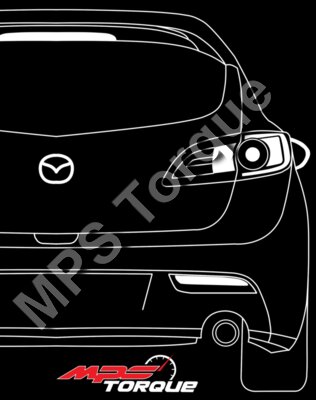 Mazda 3 MPS Gen 2 rear cropped