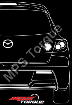 Mazda 3 MPS Gen 1 rear cropped